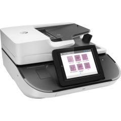 HP Flow 8500 fn2, Escáner de superficie plana y alimentador automático de documentos (ADF), CSV, HTML, JPG, OCR, PDF, RTF, TIFF,