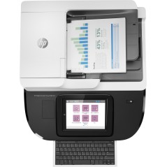 HP Flow 8500 fn2, Escáner de superficie plana y alimentador automático de documentos (ADF), CSV, HTML, JPG, OCR, PDF, RTF, TIFF,
