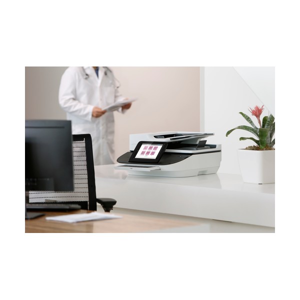 HP Flow 8500 fn2, Escáner de superficie plana y alimentador automático de documentos (ADF), CSV, HTML, JPG, OCR, PDF, RTF, TIFF,