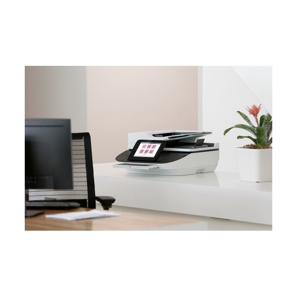 HP Flow 8500 fn2, Escáner de superficie plana y alimentador automático de documentos (ADF), CSV, HTML, JPG, OCR, PDF, RTF, TIFF,