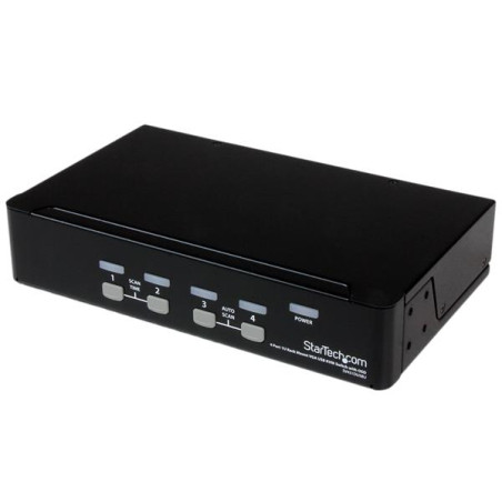 4 Port 1U Rackmount USB KVM Switch
