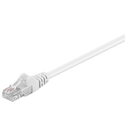 U/UTP CAT5e 0.25M White PVC