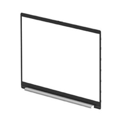 LCD bezel with hinge cap for