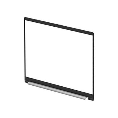 LCD bezel with hinge cap for