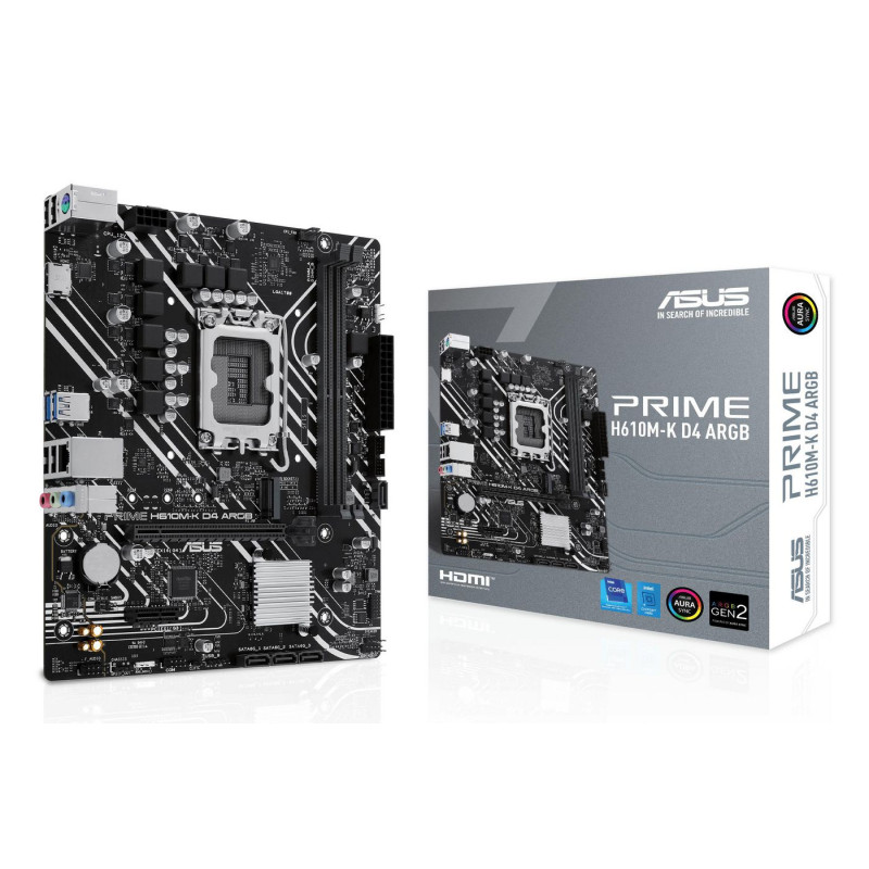 ASUS PRIME H610M-K D4 ARGB Intel H610 LGA 1700 micro ATX | APLIUM