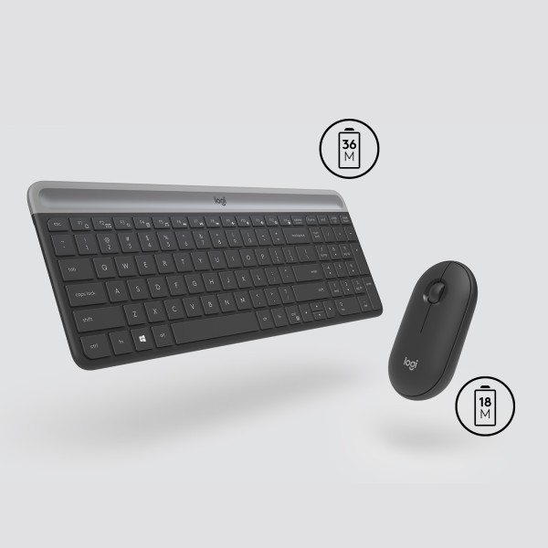 SLIM WRLS KEYBOARD MOUSE COMBO