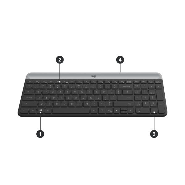 SLIM WRLS KEYBOARD MOUSE COMBO