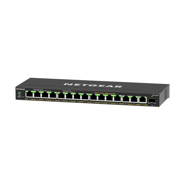 16-PORT POE+ GIGABIT SWITCH