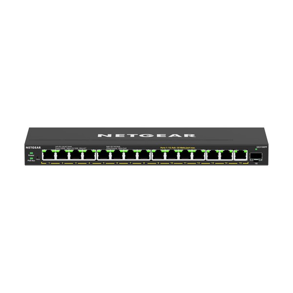 16-PORT POE+ GIGABIT SWITCH