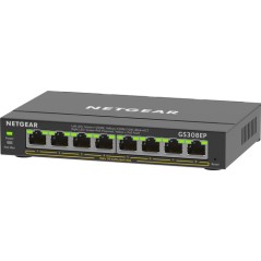 8PT GE Plus Switch W/POE+