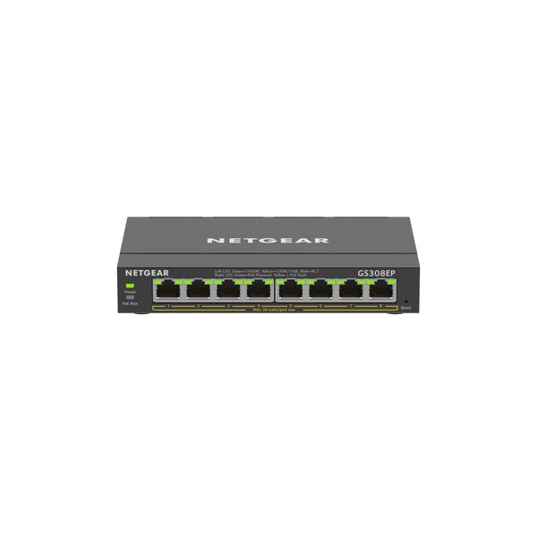 8PT GE Plus Switch W/POE+
