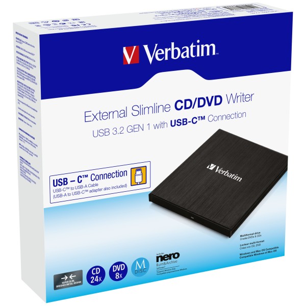EXTERNAL SLIMLINE CD/DVD