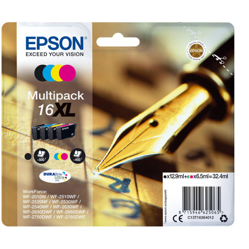 Patrone 16 XL Multipack 4er