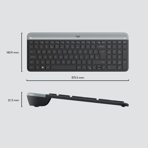 Slim Wireless Keyboard and