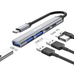 USB-C to 3xUSB-A+2xUSB-C SAVER