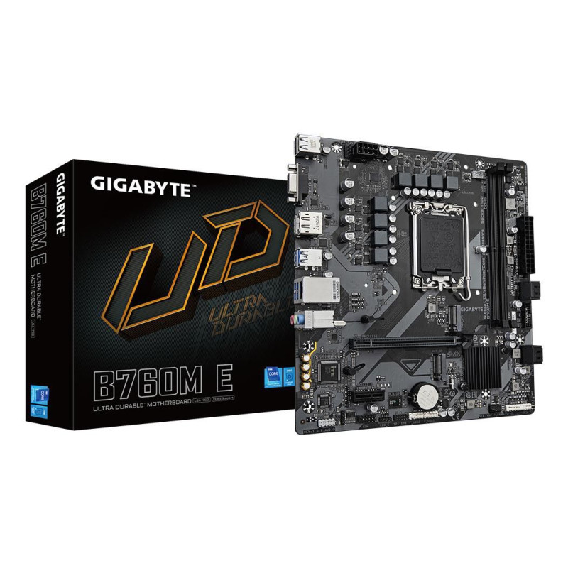 GIGABYTE B760M E Placa base - Compatible con procesadores In | APLIUM