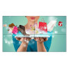49IN 1920X1080 16:9 500CD/QM Bk X-line Corperate Video Wall | APLIUM