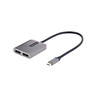 2-Port USB-C to DisplayPort MST Hub 4K