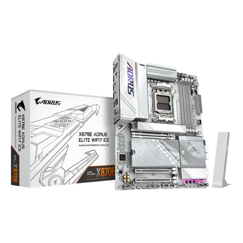 Placa Gigabyte X870E A Elite WIFI7 Ice (BLANCO),AMD,AM5,X870 | APLIUM