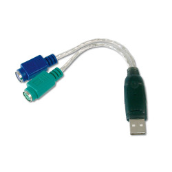 USB to PS/2 Adaptor, 2 X