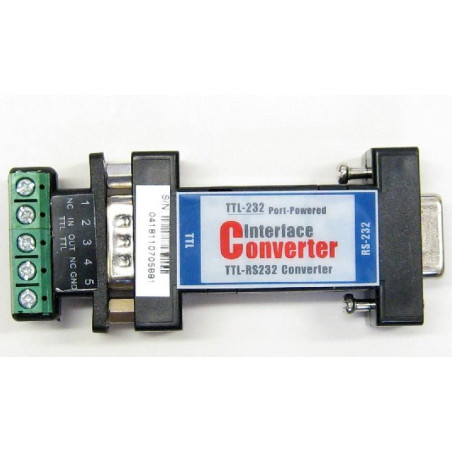 CONVERTER, RS-232 TIL 3,3V TTL