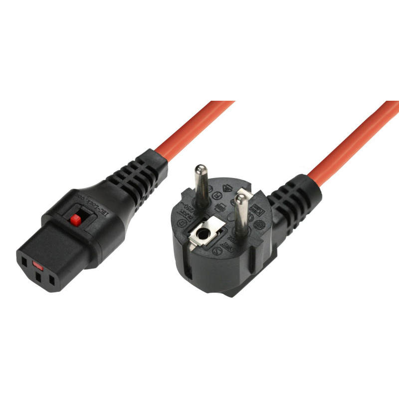 Powercord Schuko CEE 7/7 male