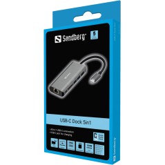 USB-C Dock HDMI+LAN+SD+USB,