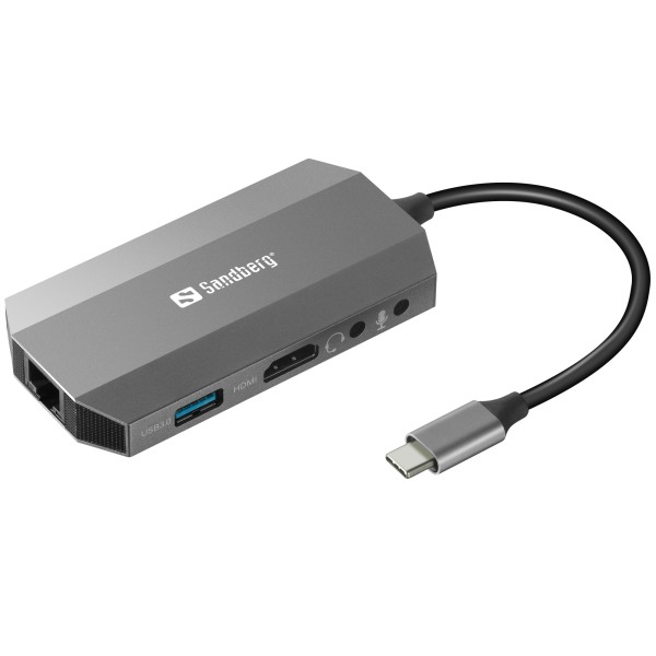 USB-C 6-in1 Travel Dock