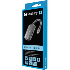 USB-C 6-in1 Travel Dock