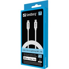 USB-C PD to Lightning MFI, 1M