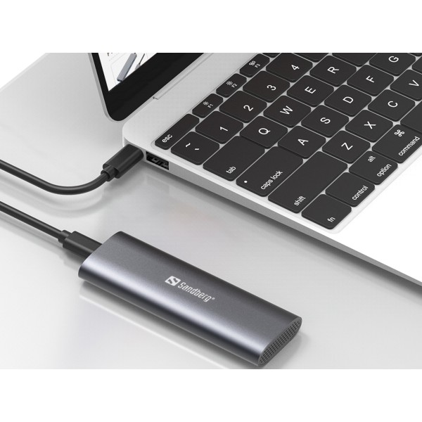 USB 3.2 Case for M.2+NVMe SSD