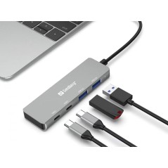 USB-C to 2xUSB-A+2xUSB-C Hub