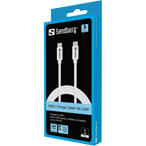 USB-C Charge Cable 1M, 65W