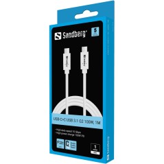 USB-C-C USB 3.1 G2 100W, 1M