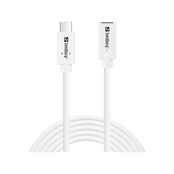 USB-C-C M-F USB 3.1 100W, 2M