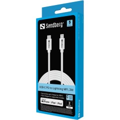 USB-C PD to Lightning MFI, 2M