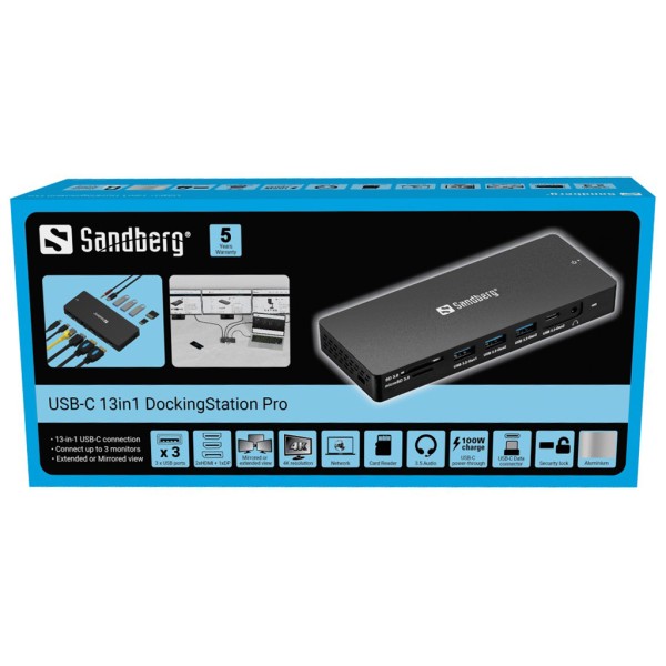 USB-C 13in1 DockingStation Pro