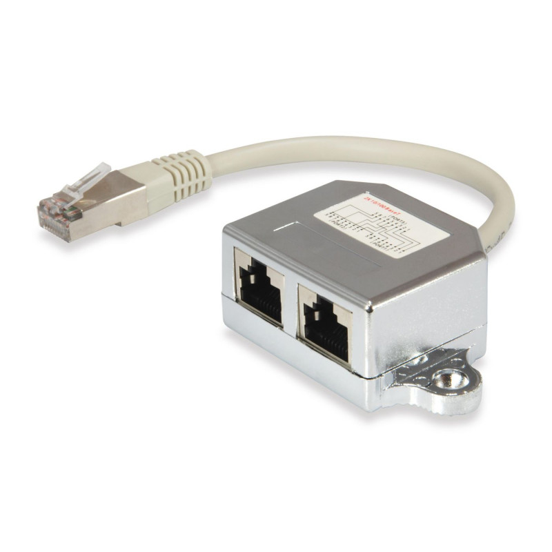 2-Port Cat.5E Rj45 Splitter