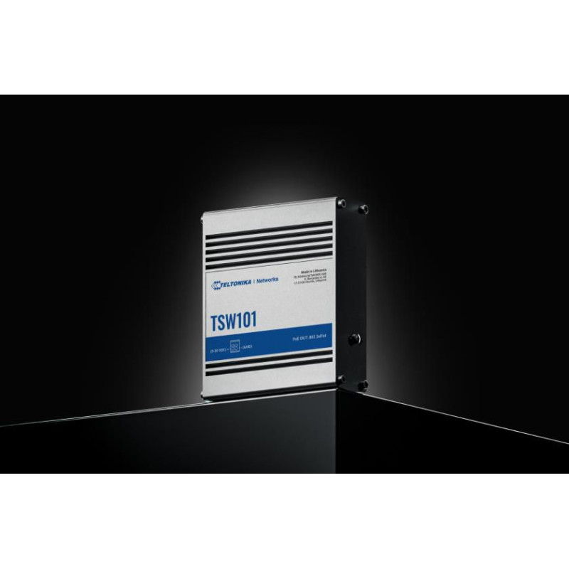 Teltonika TSW101 Gigabit Ethernet (10/100/1000) Energía sobr | APLIUM