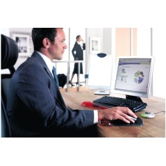 Duo Gel Mouse Pad Black/Red