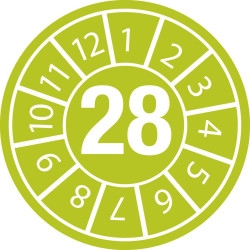 Inspection Date Labels