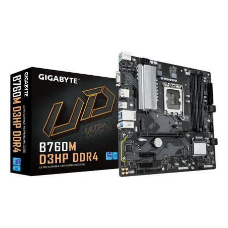 Placa Base Gigabyte B760M D3HP DDR4 Socket 1700/ DDR4/ PCIe 4.0/ Micro