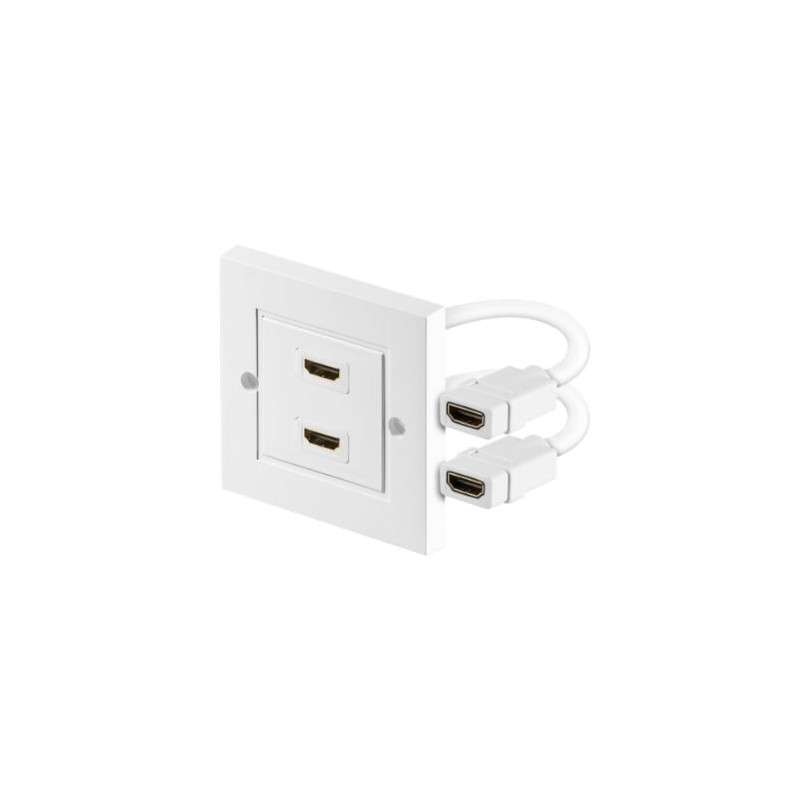 ROSETA EMPOTRABLE 2 x HDMI HEM