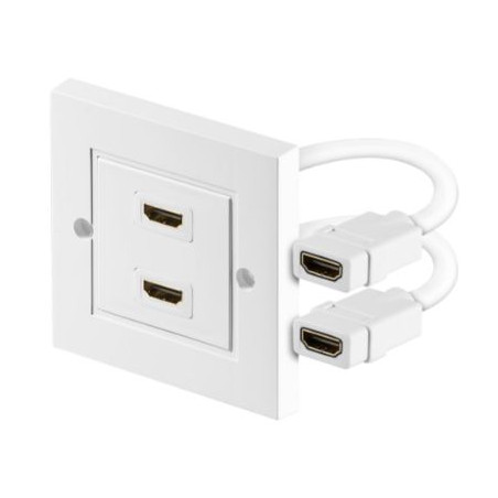 ROSETA EMPOTRABLE 2 x HDMI HEM