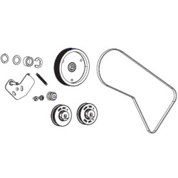 Kit Main Drive System ZT600 Series (NEW Design PULLEYS) | APLIUM