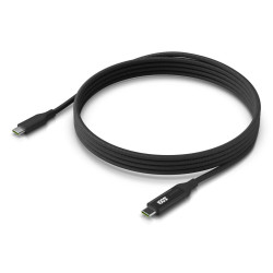 Braided power and data cable
