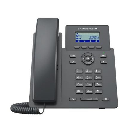 Ip Phone Black 2 Lines Lcd