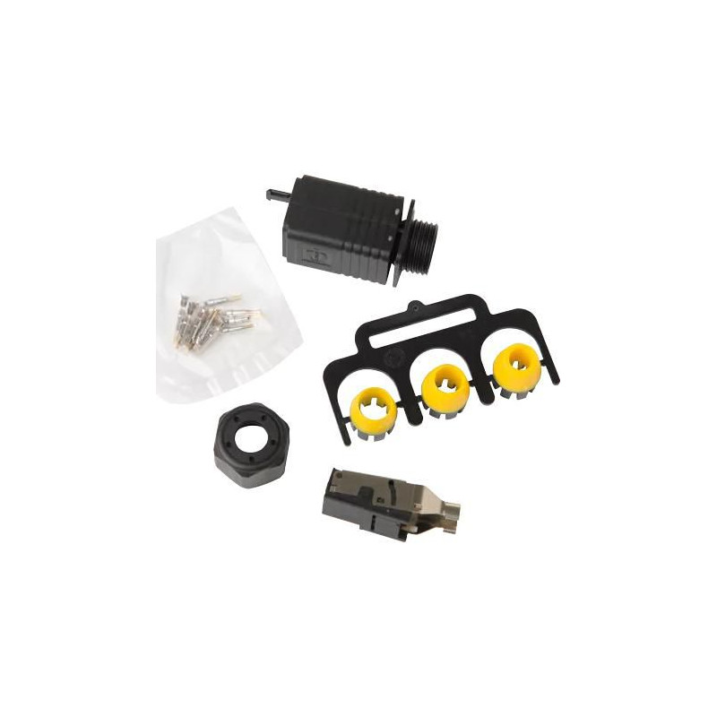 10-PIN PUSH-PULL SYSTEM CONN