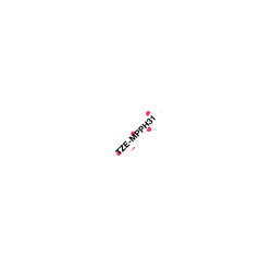 Tape/TZEMPPH31 12 MM BLACK ON PINK HEART