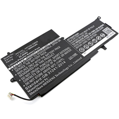 Laptop Battery for HP 54.72Wh